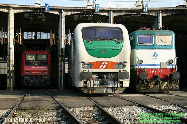 Parata di locomotive al Romito